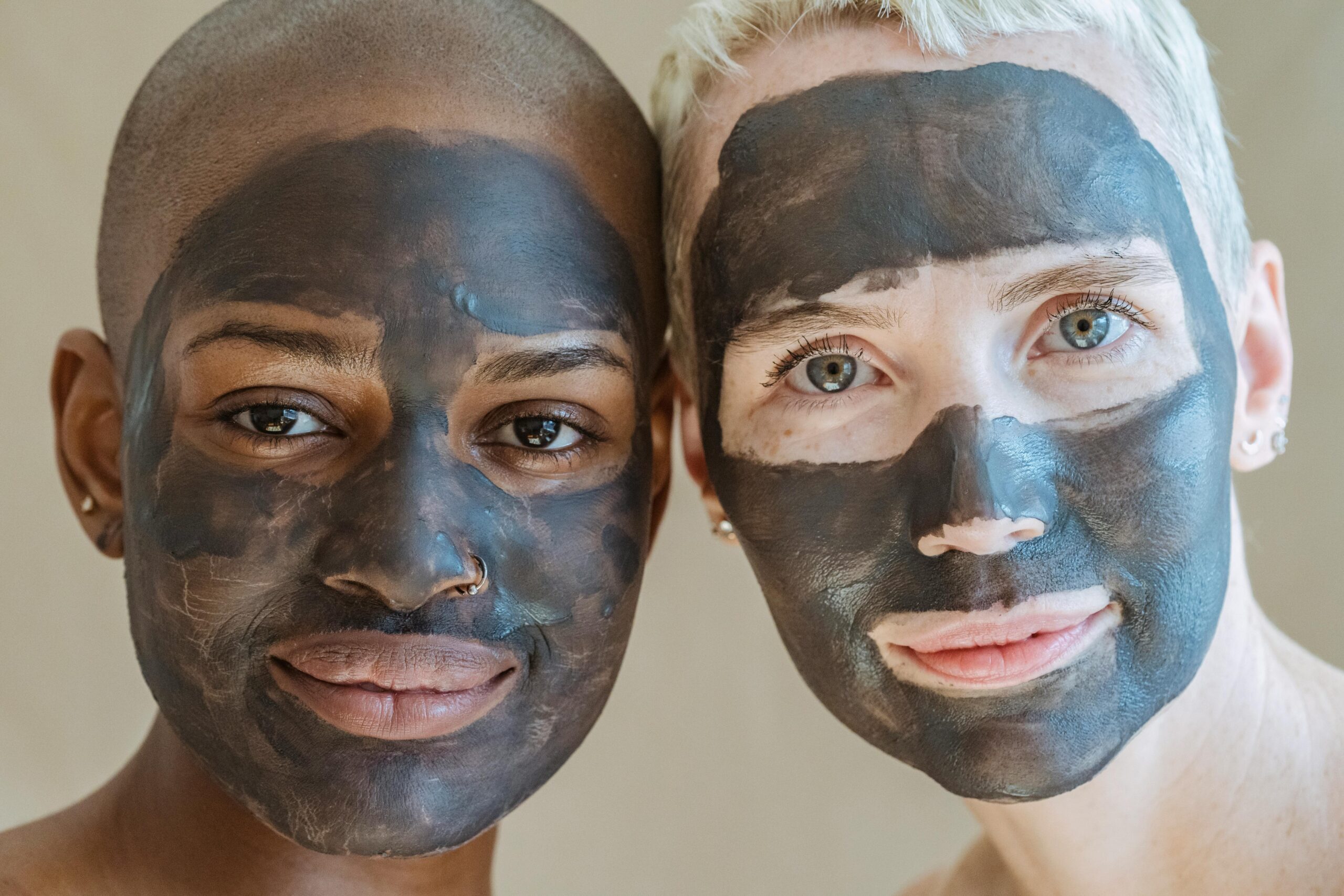 Woman displaying healthy, glowing complexion after using organic seaweed products